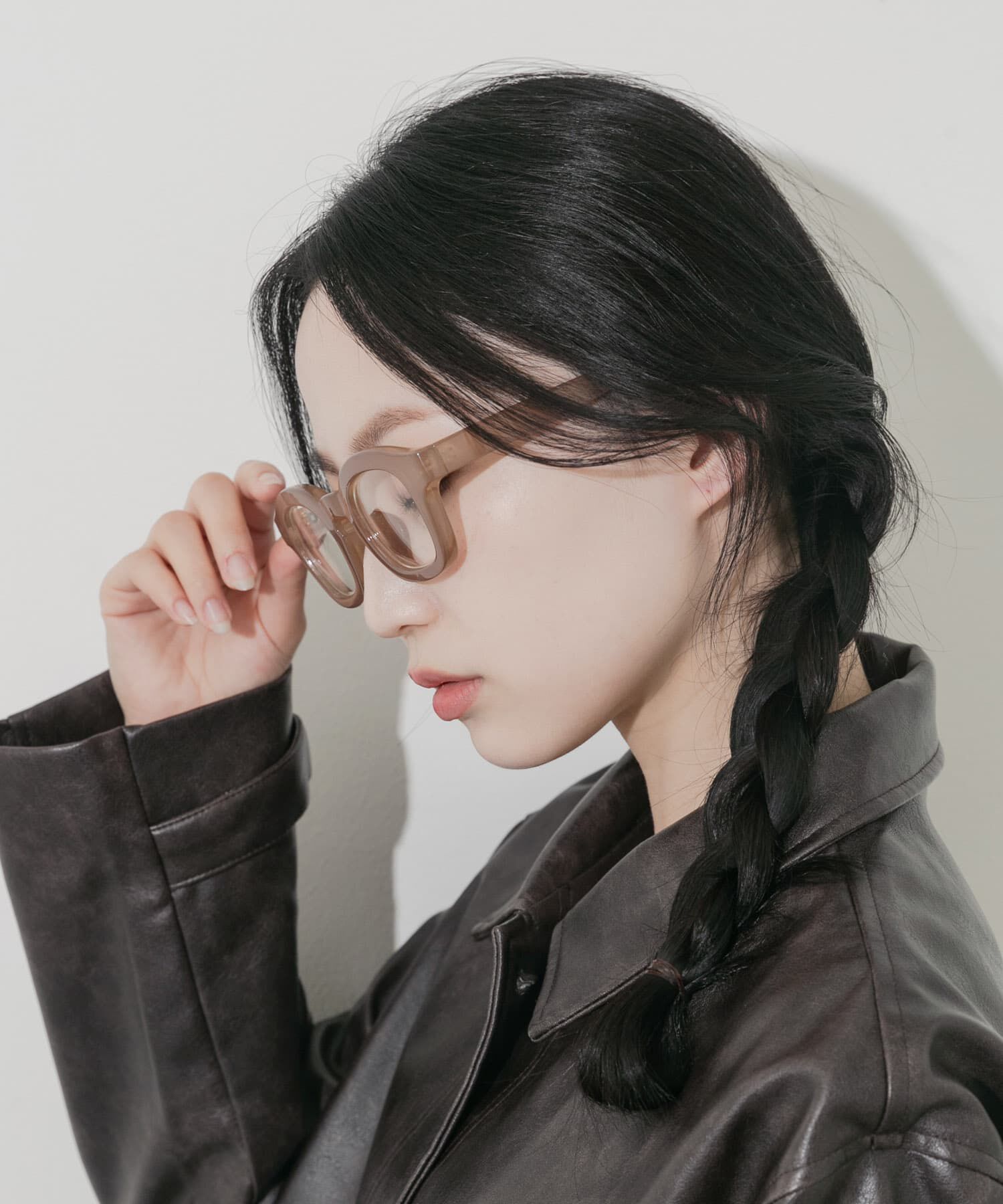 SMELLY「ワイドフレームダテメガネ」|メガネ|