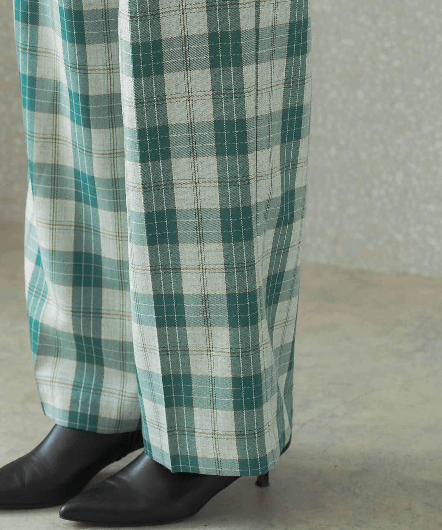 URBAN RESEARCH ROSSO「カラーチェックワイドパンツ」|その他|