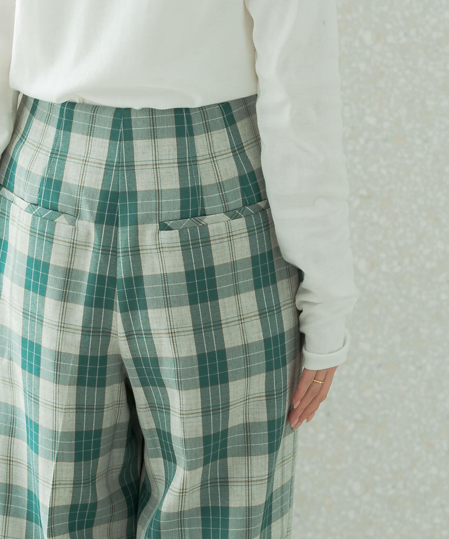 URBAN RESEARCH ROSSO「カラーチェックワイドパンツ」|その他|