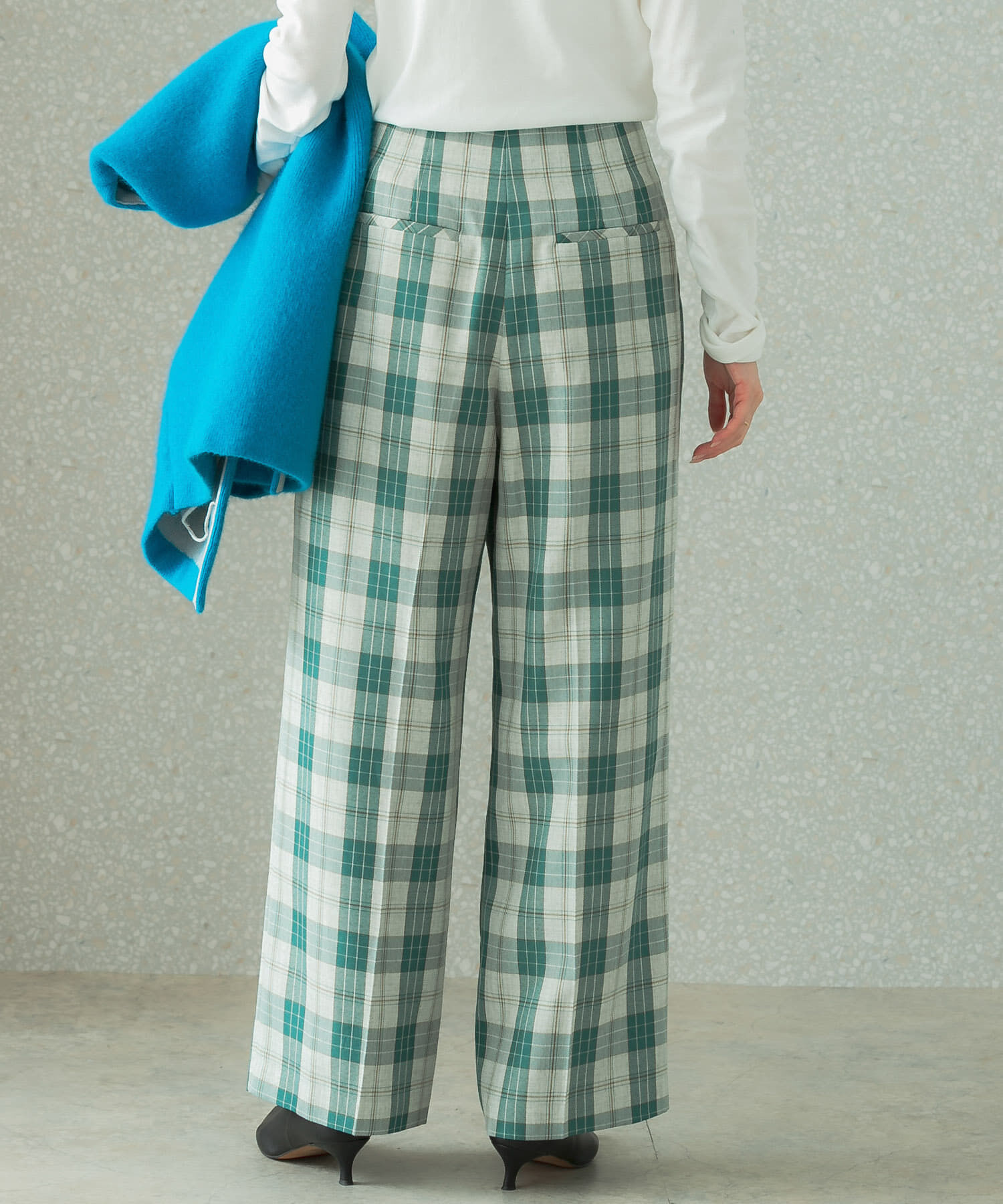 URBAN RESEARCH ROSSO「カラーチェックワイドパンツ」|その他|