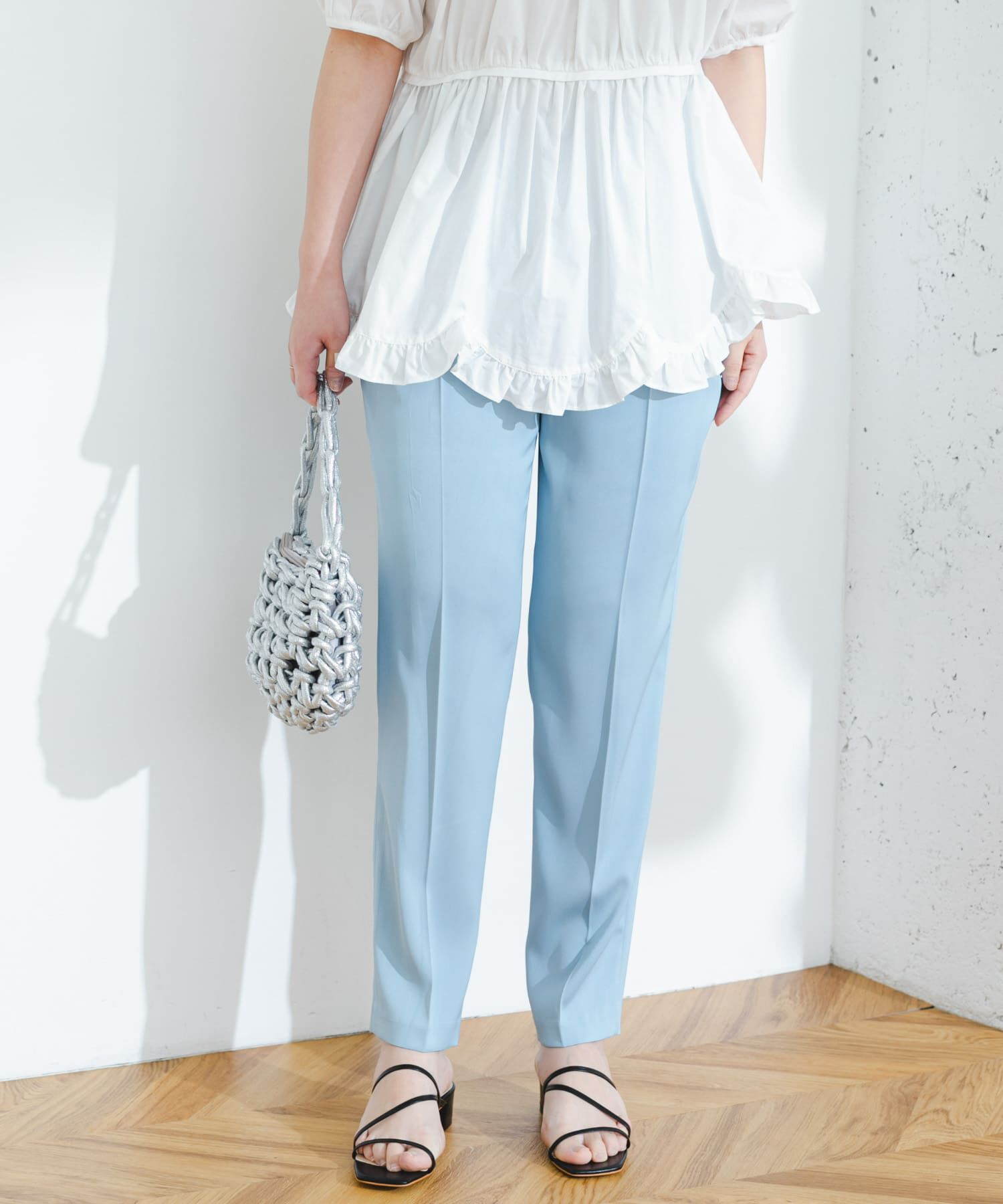 URBAN RESEARCH ROSSO「F by ROSSO　サテンテーパードカラーパンツ」|その他|