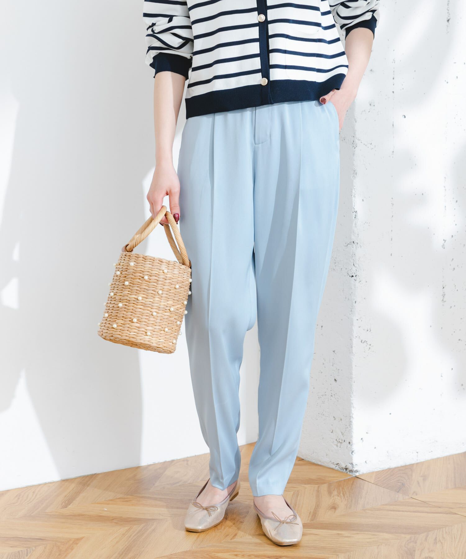 URBAN RESEARCH ROSSO「F by ROSSO　サテンテーパードカラーパンツ」|その他|