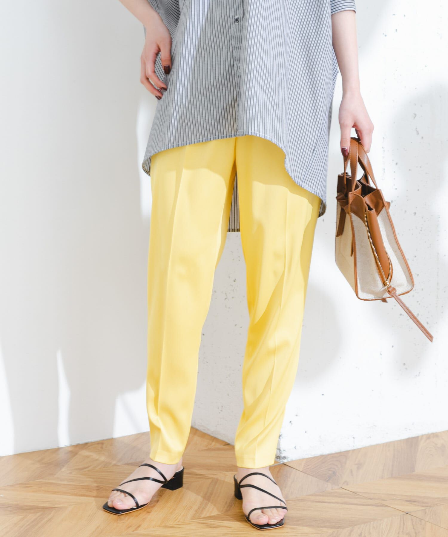 URBAN RESEARCH ROSSO「F by ROSSO　サテンテーパードカラーパンツ」|その他|