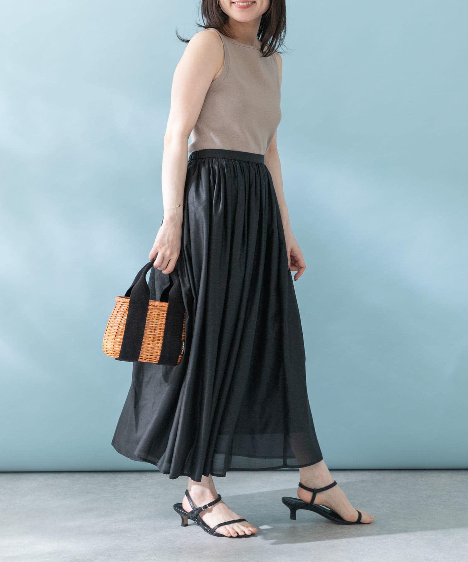 URBAN RESEARCH ROSSO「チンツギャザーフレアスカート」|スカート|