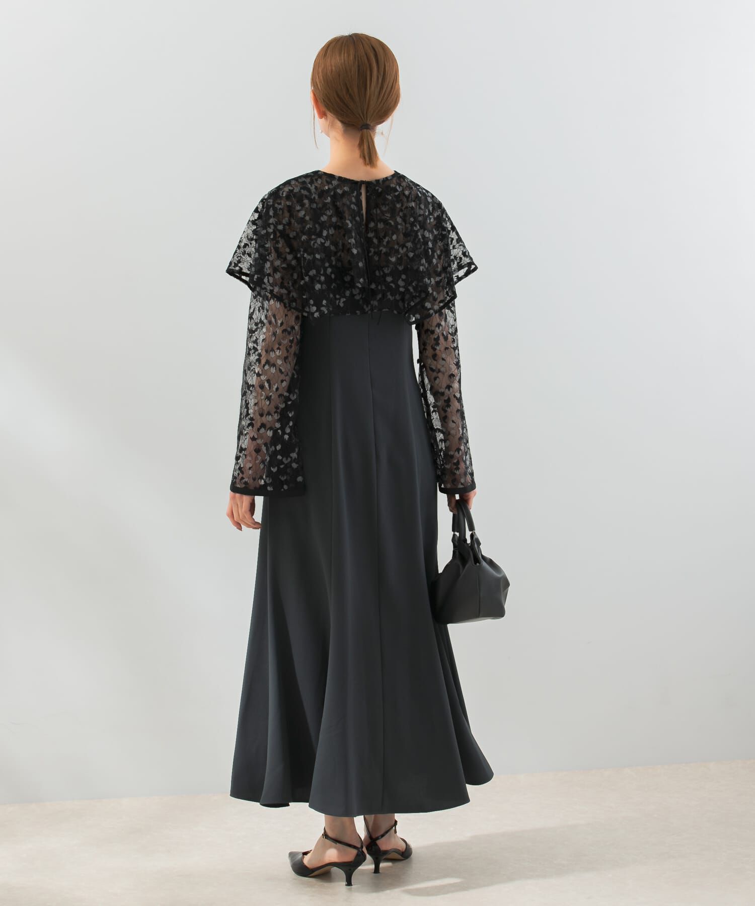 URBAN RESEARCH ROSSO「レースケープドレス」|ワンピース|