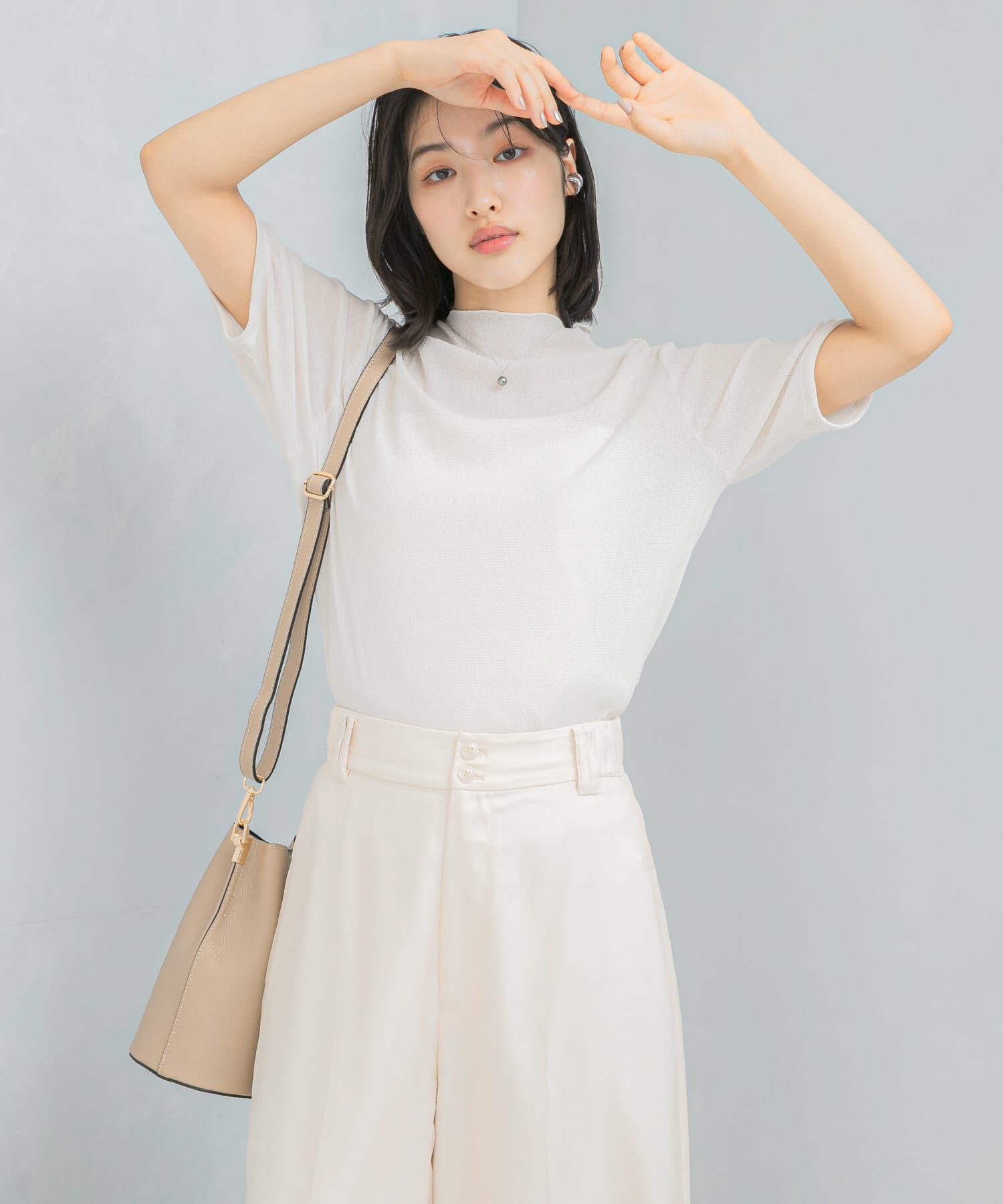 URBAN RESEARCH ROSSO「ラメシアーカットソー」|Tシャツ・カットソー|