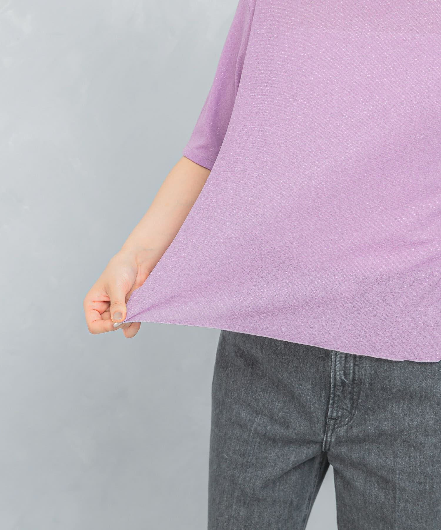 URBAN RESEARCH ROSSO「ラメシアーカットソー」|Tシャツ・カットソー|