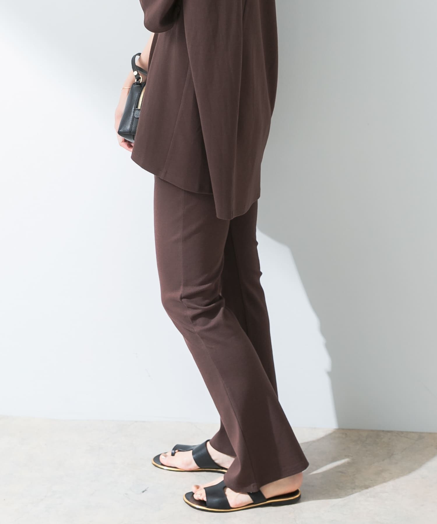 URBAN RESEARCH ROSSO「『UR TECH ひやサラクール』F by ROSSO　スリットフレアパンツ」|その他|