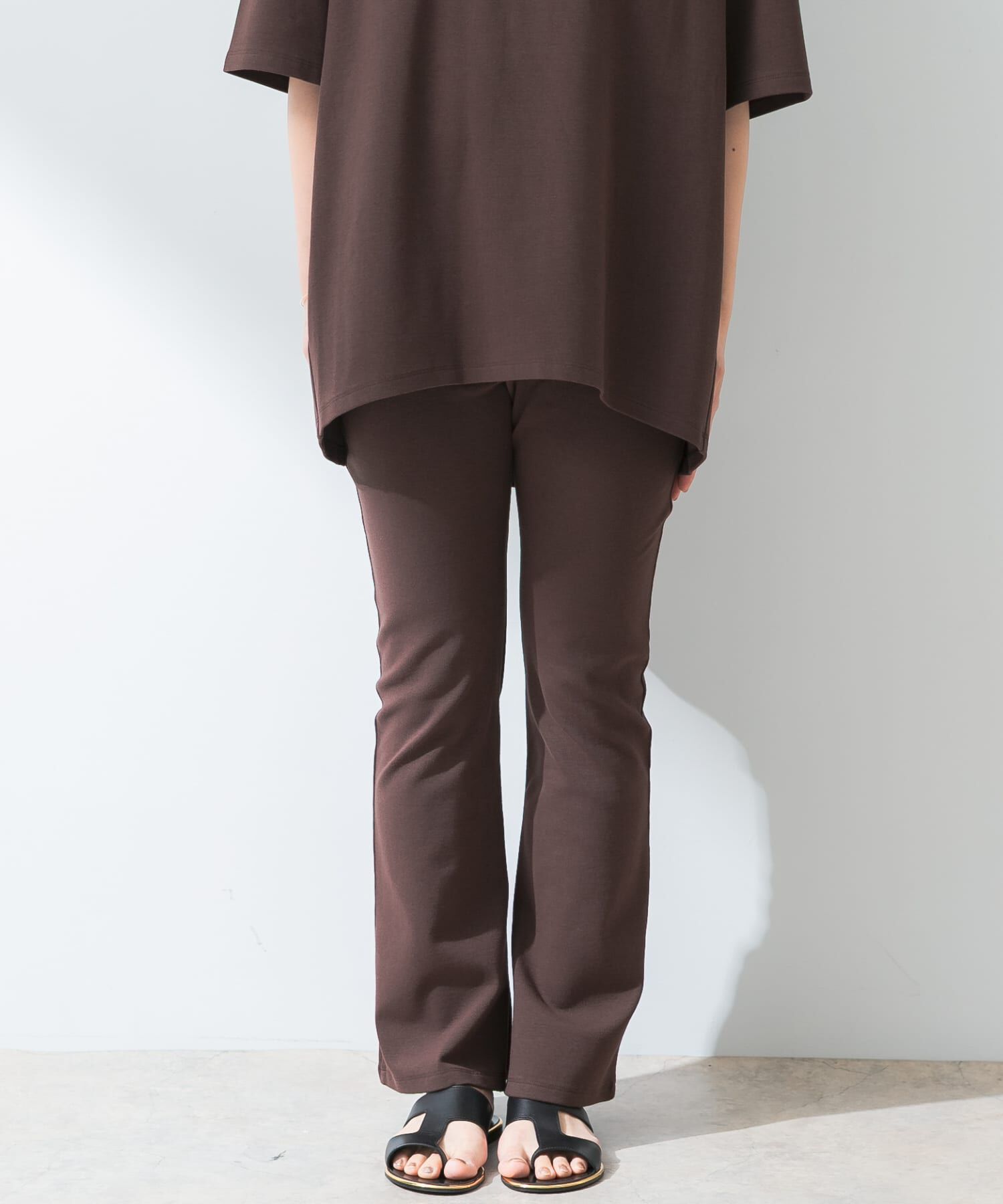 URBAN RESEARCH ROSSO「『UR TECH ひやサラクール』F by ROSSO　スリットフレアパンツ」|その他|