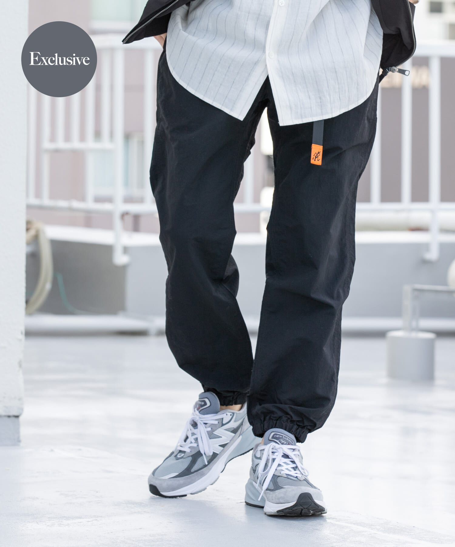 URBAN RESEARCH ROSSO「『別注』Gramicci　デュラブルナイロンジョガーパンツ」|その他|ブラック