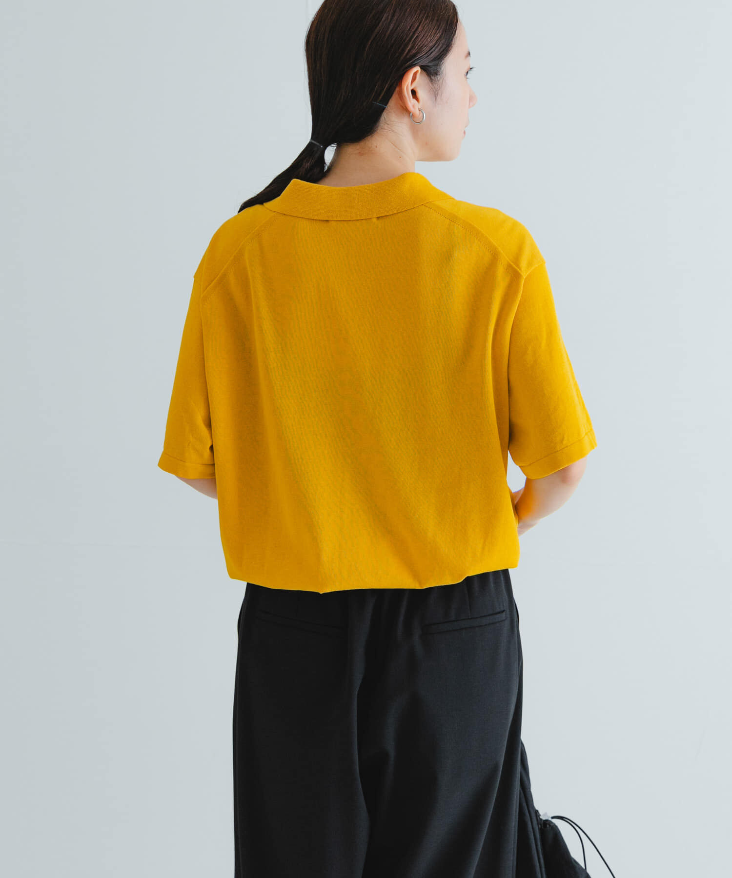 URBAN RESEARCH「シャツカラーハーフスリーブニット」|ニット・セーター|