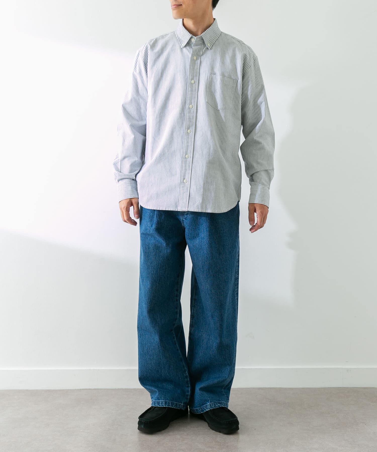 Sonny Label 「抗菌オックスボタンダウン長袖シャツ」|シャツ・ブラウス|