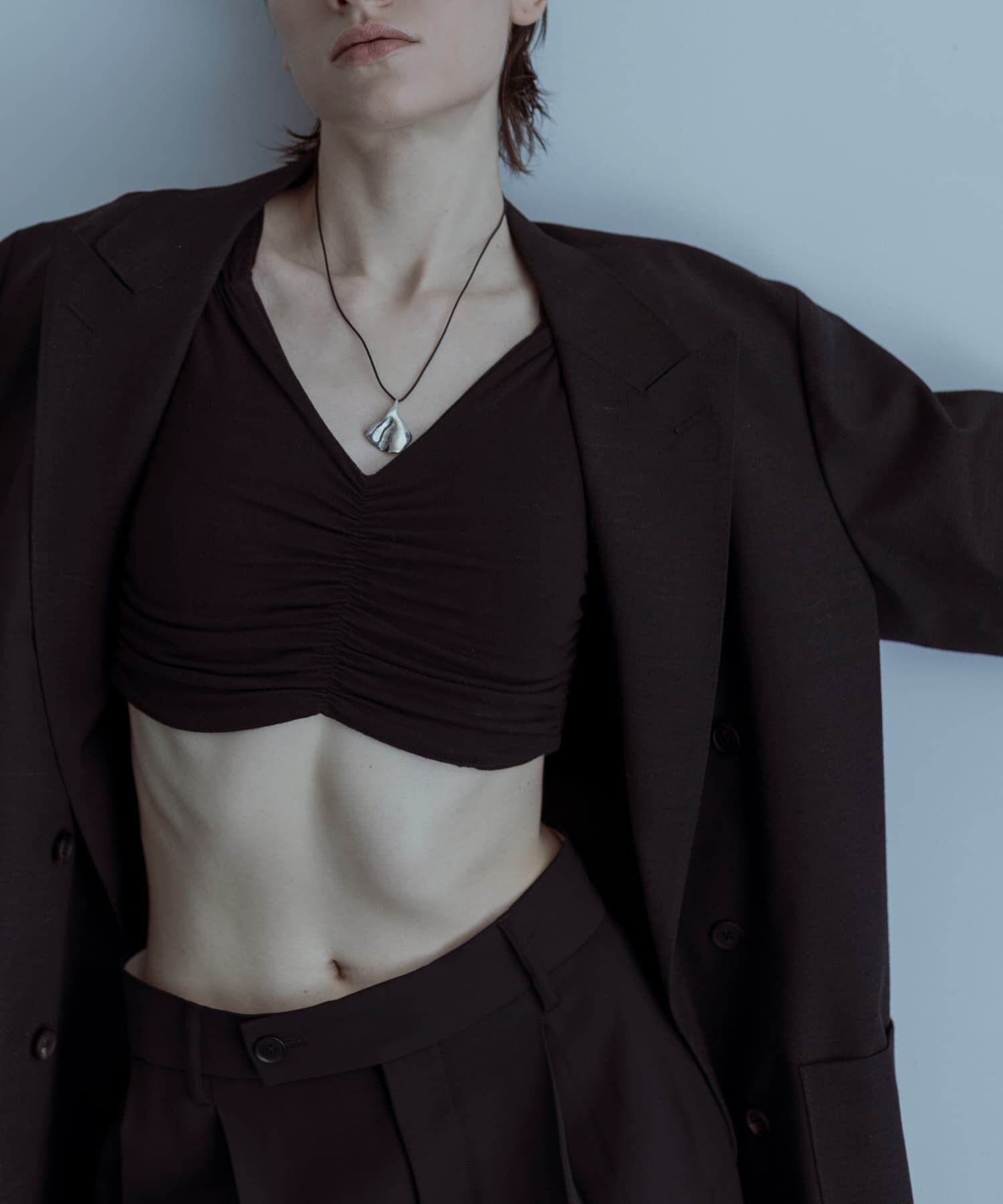 SMELLY「SMELLY so&rsquo;　frill piece cord necklace」|ネックレス|