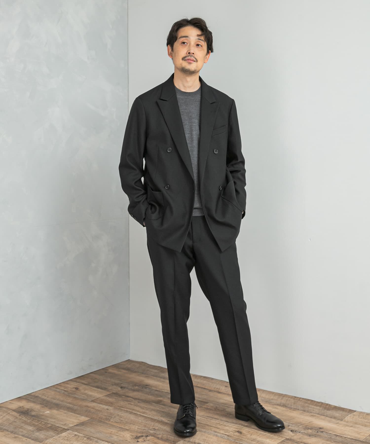 URBAN RESEARCH DOORS「LIFE STYLE TAILOR　ウールライクツイルコンフォータブル Wジャケット」|その他|