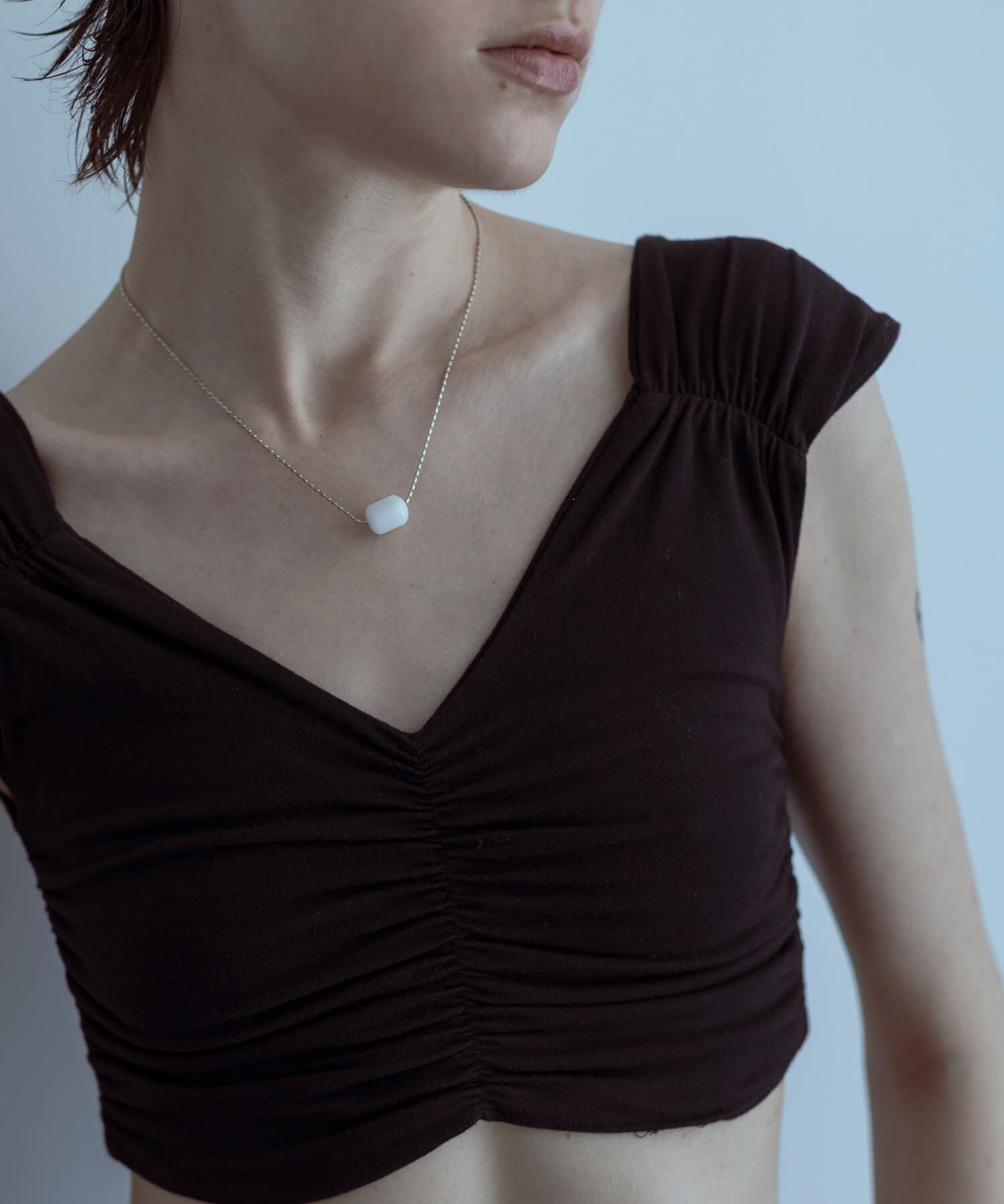 SMELLY「SMELLY so&rsquo;　white jade necklace」|ネックレス|