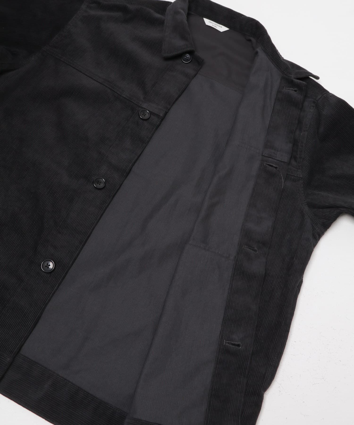 URBAN RESEARCH DOORS「コーデュロイ トラッカージャケット」|ノーカラーコート|