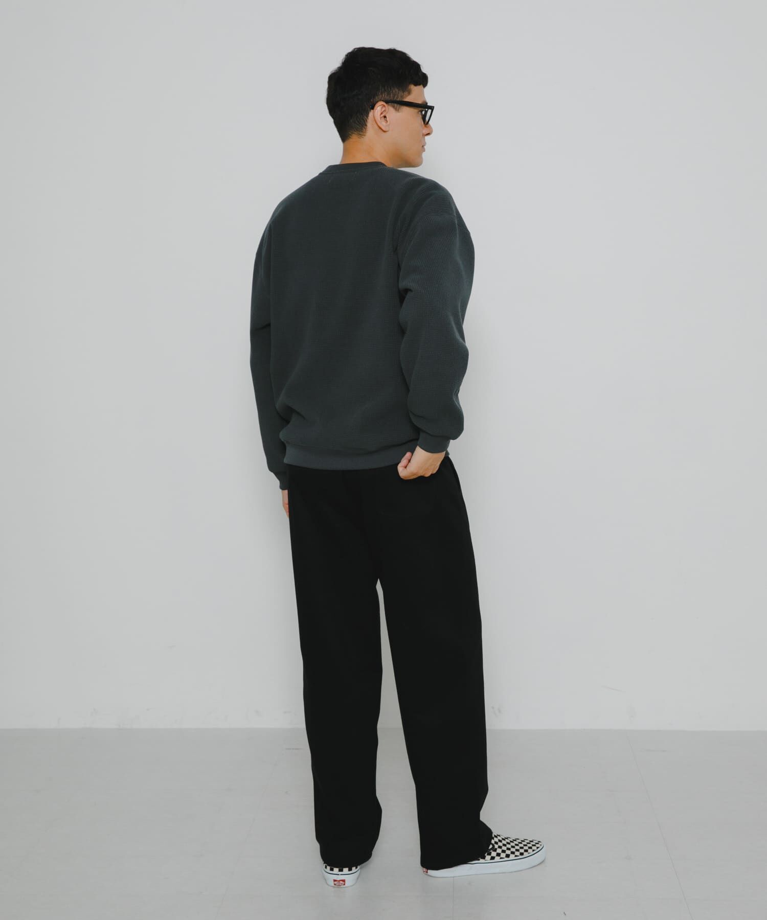 Sonny Label 「裏起毛ワッフルリラックスフィットプルオーバー」|Tシャツ・カットソー|