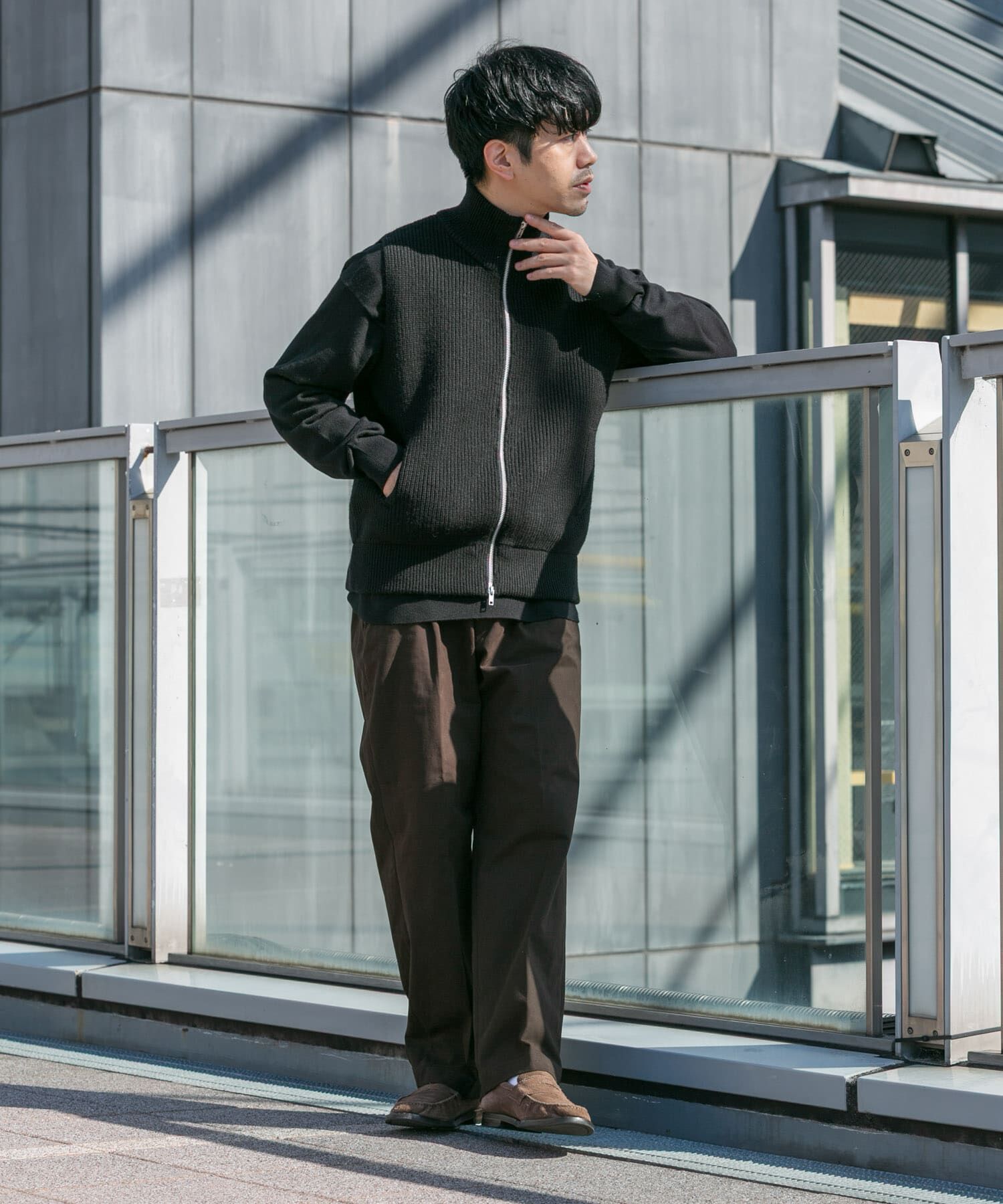 URBAN RESEARCH ROSSO「ドライバーズニットベスト」|ベスト・ジレ|