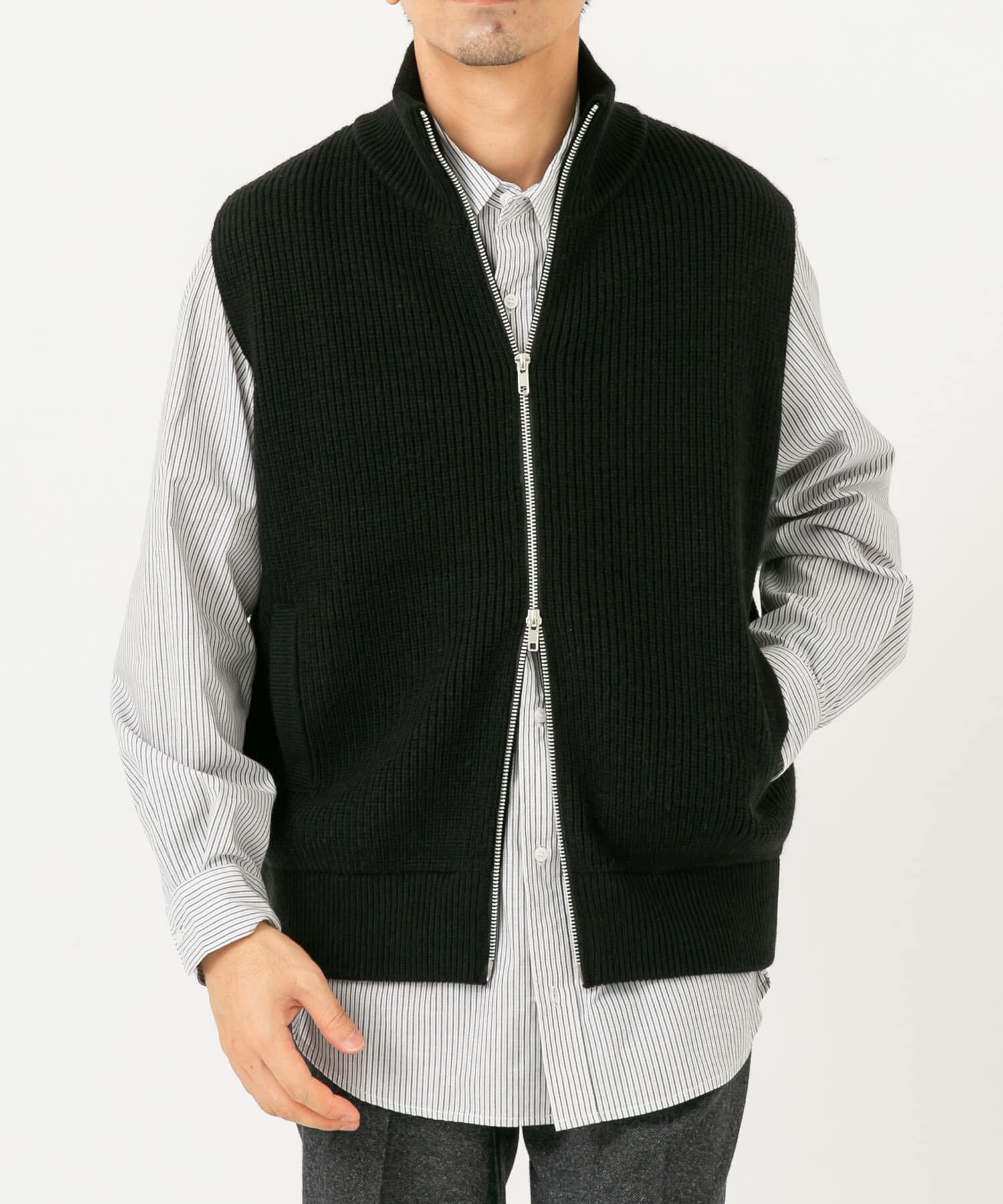 URBAN RESEARCH ROSSO「ドライバーズニットベスト」|ベスト・ジレ|