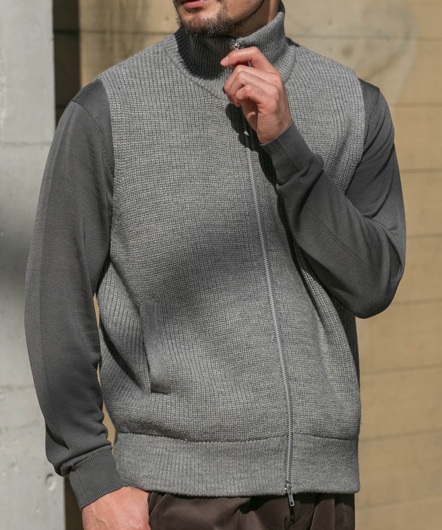 URBAN RESEARCH ROSSO「ドライバーズニットベスト」|ベスト・ジレ|