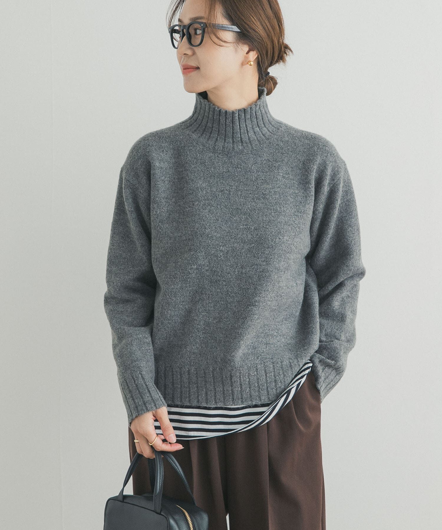 URBAN RESEARCH DOORS「タートルネックニットプルオーバー」|ニット・セーター|