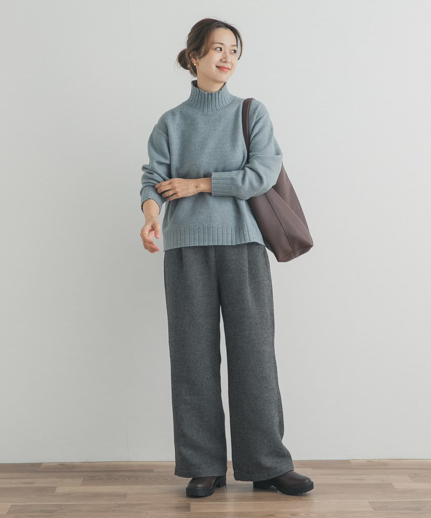 URBAN RESEARCH DOORS「タートルネックニットプルオーバー」|ニット・セーター|