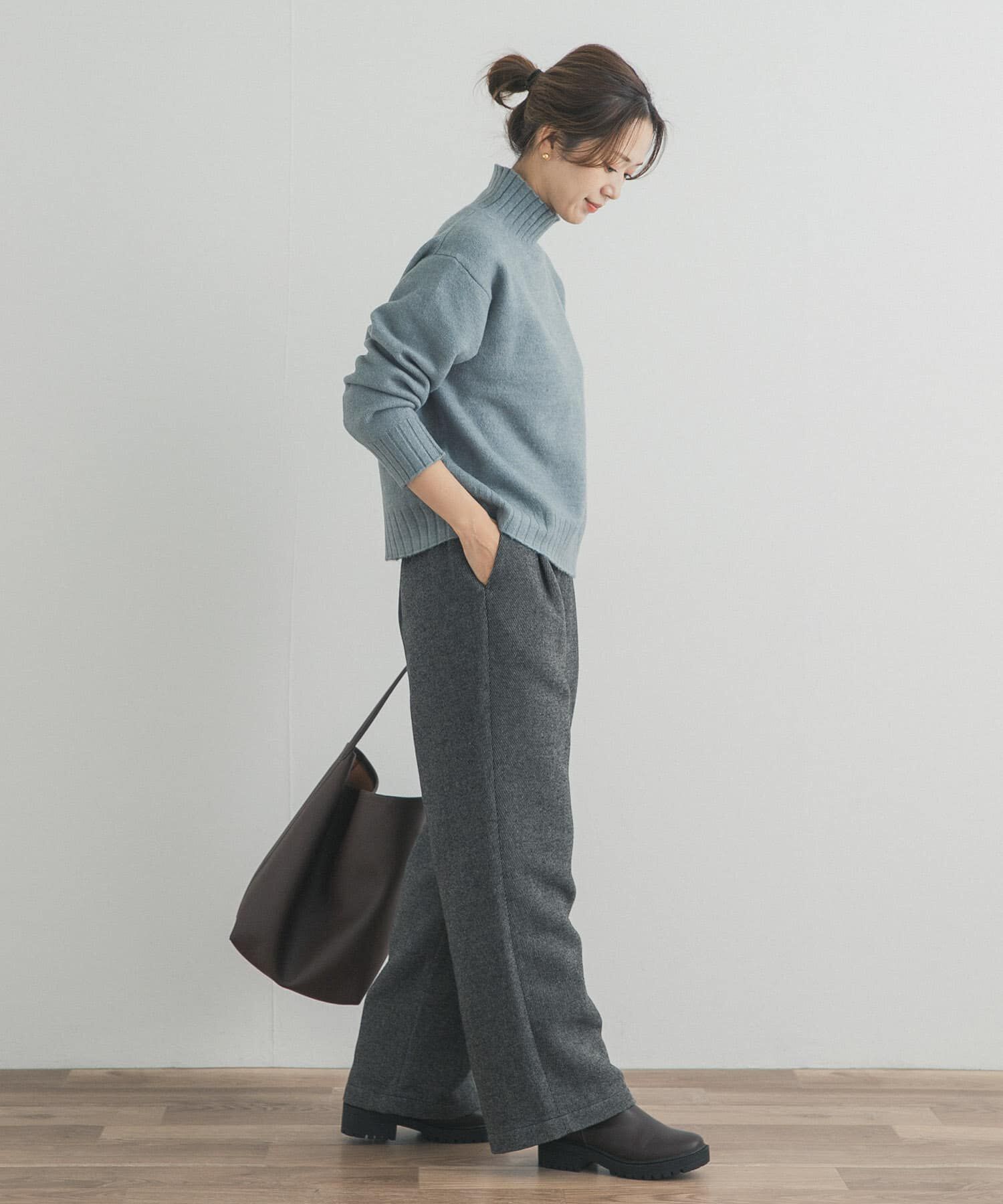 URBAN RESEARCH DOORS「タートルネックニットプルオーバー」|ニット・セーター|