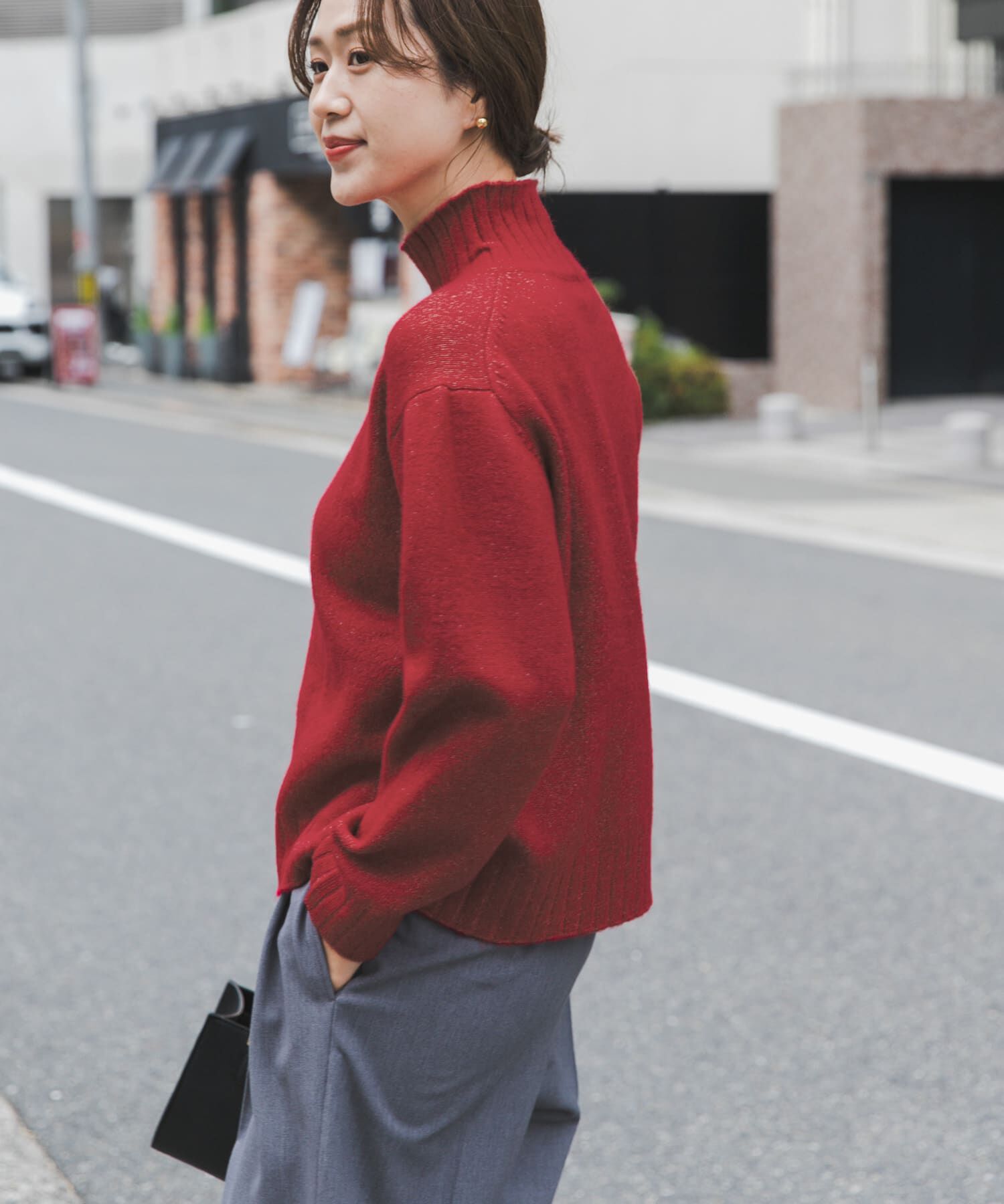 URBAN RESEARCH DOORS「タートルネックニットプルオーバー」|ニット・セーター|