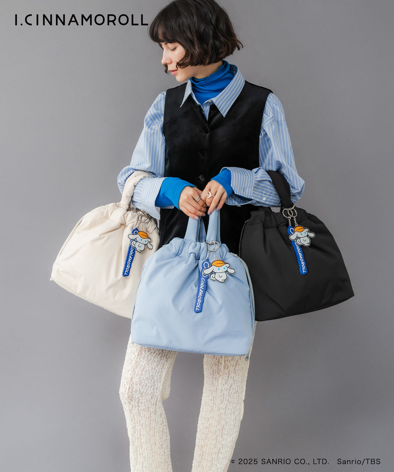 RODE SKO「アイシナモロール パテッドバッグ」|トートバッグ|