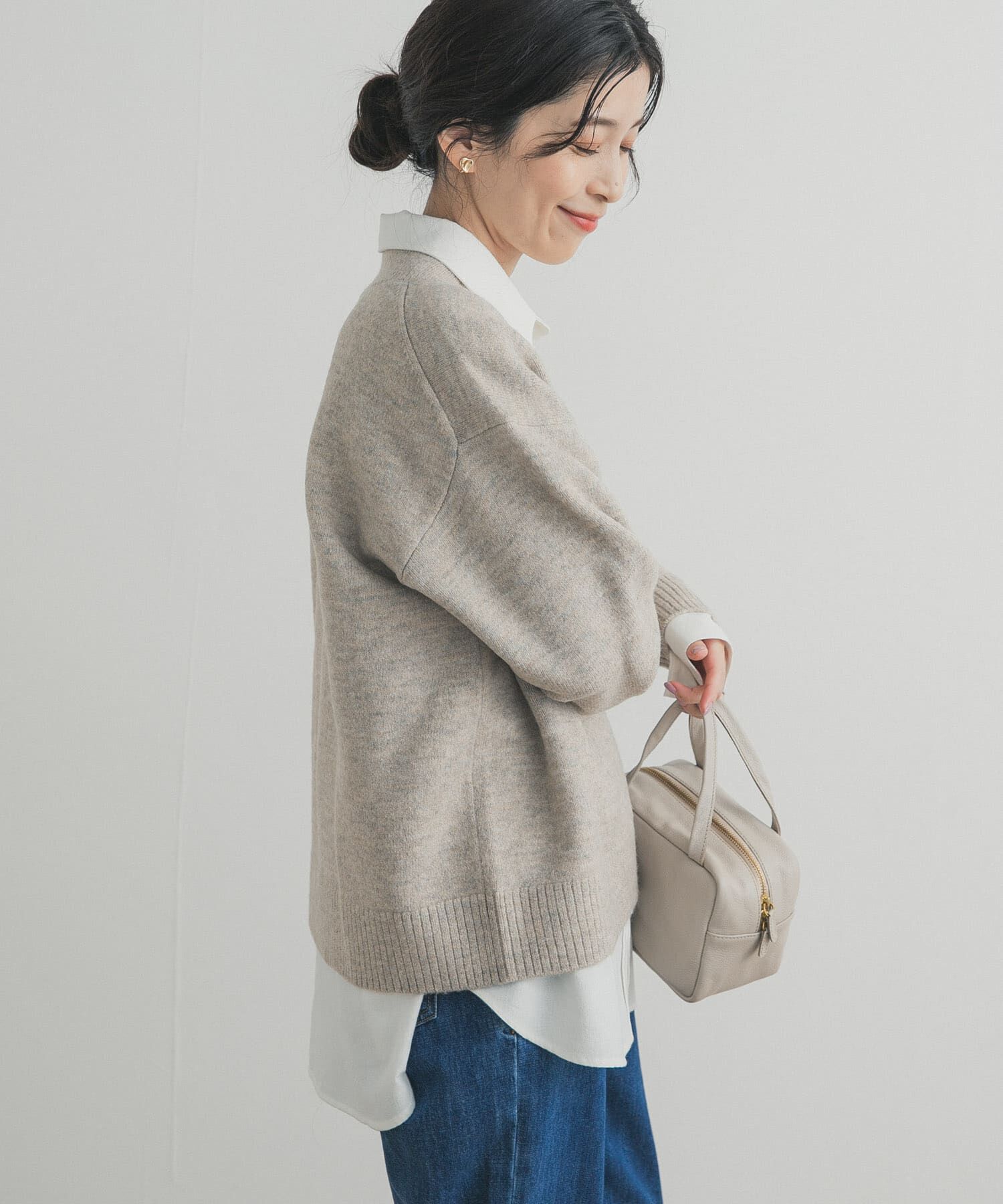 URBAN RESEARCH DOORS「VネックKNITプルオーバー」|ニット・セーター|