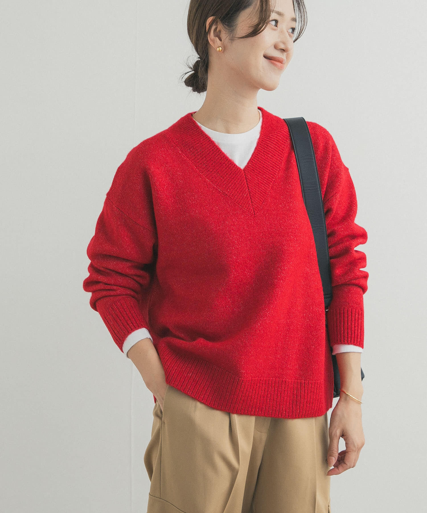 URBAN RESEARCH DOORS「VネックKNITプルオーバー」|ニット・セーター|