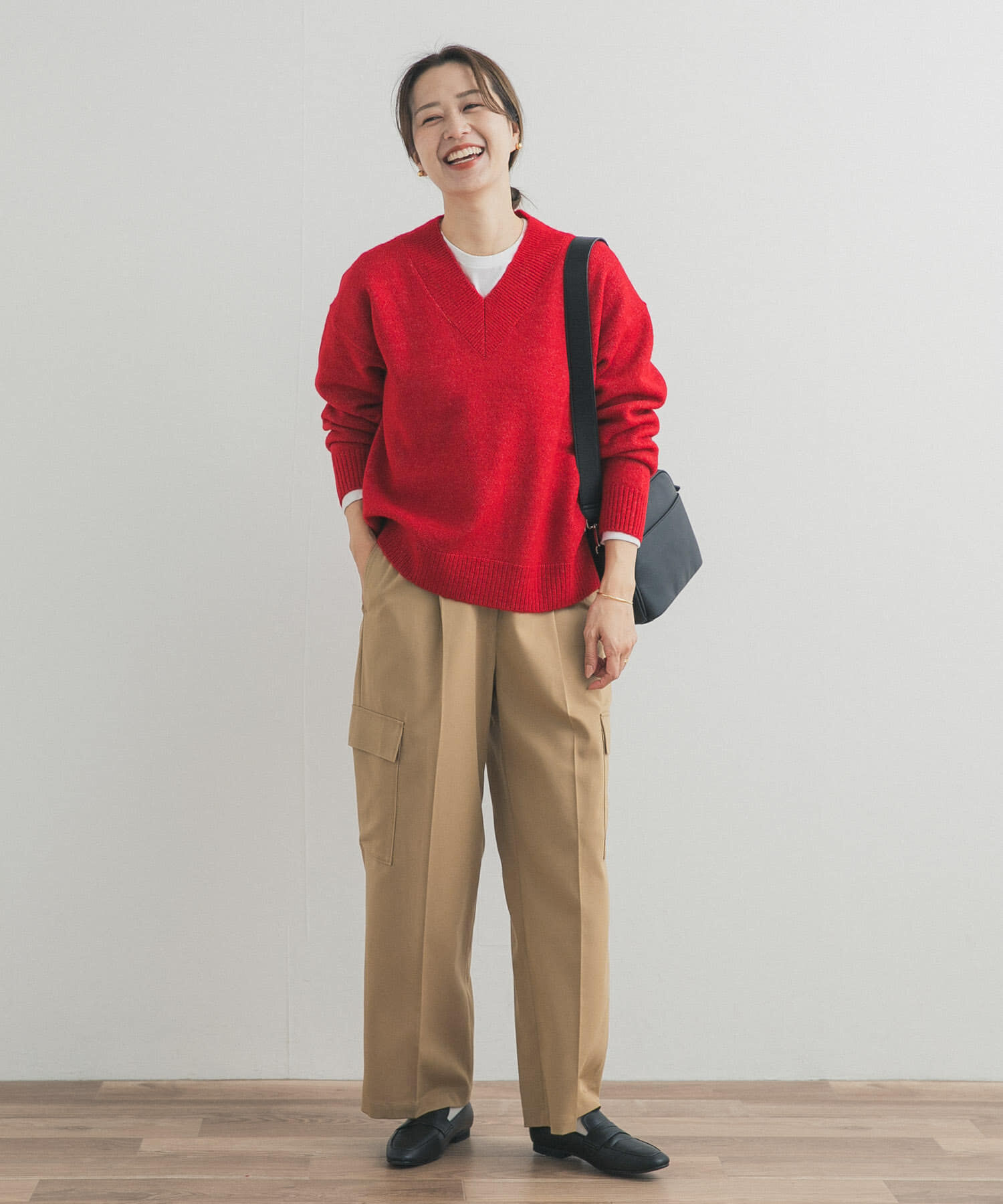 URBAN RESEARCH DOORS「VネックKNITプルオーバー」|ニット・セーター|