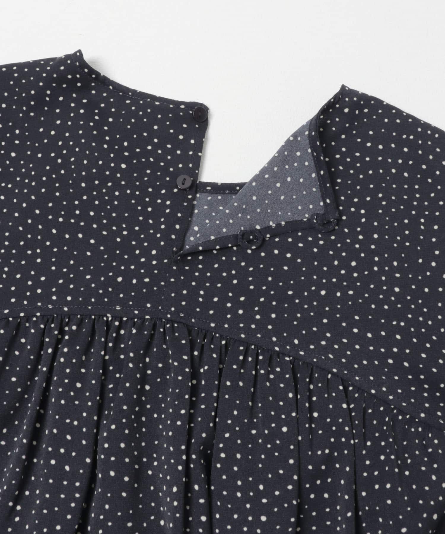 URBAN RESEARCH DOORS「ドットギャザーブラウス」|シャツ・ブラウス|