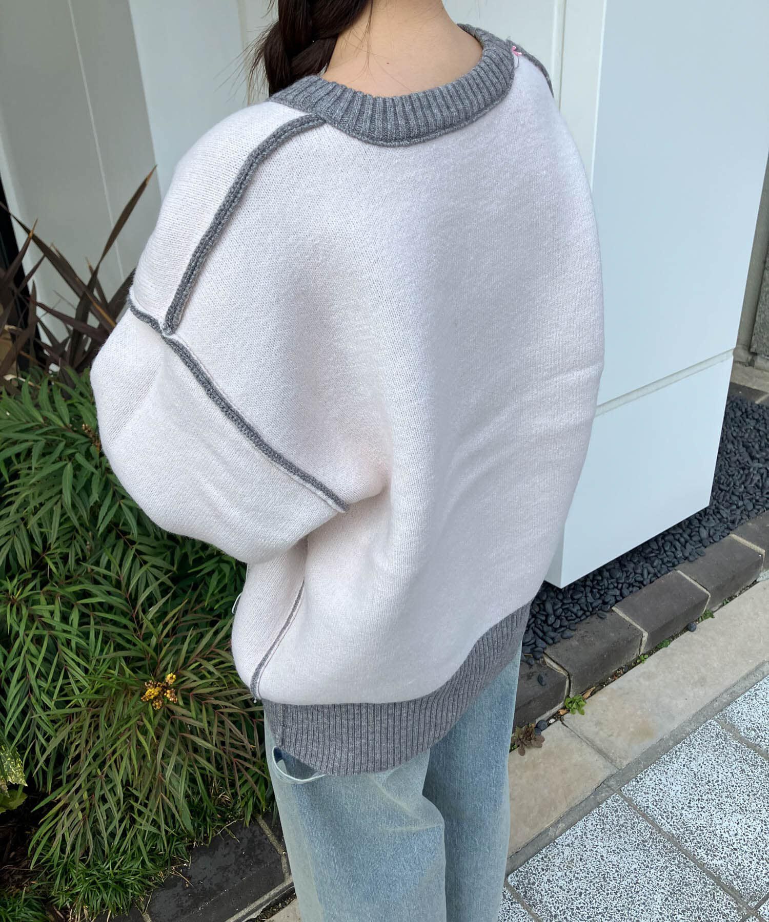  「SACHIPOWDERリバーシブルニット」|ニット・セーター|