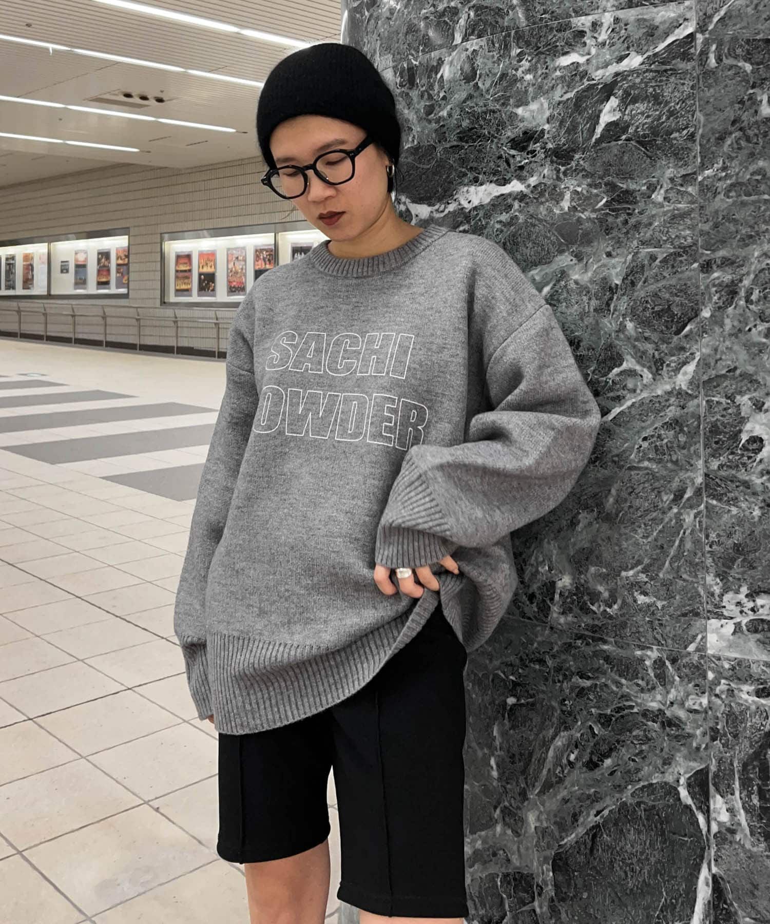  「SACHIPOWDERリバーシブルニット」|ニット・セーター|