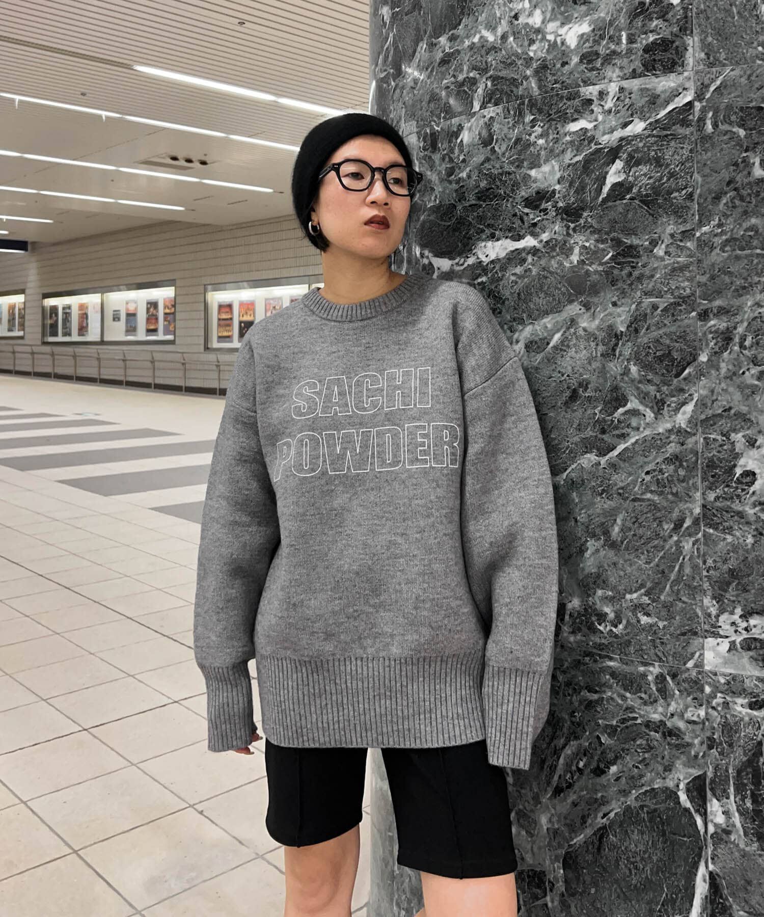  「SACHIPOWDERリバーシブルニット」|ニット・セーター|