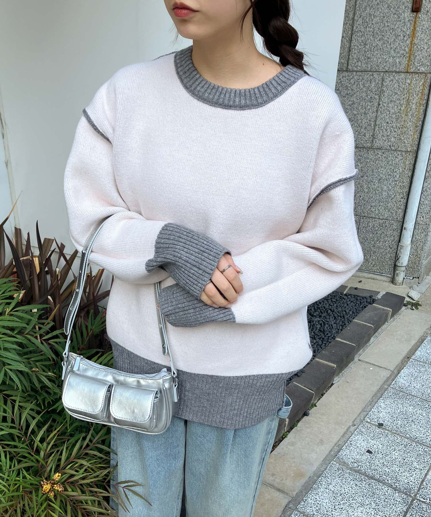  「SACHIPOWDERリバーシブルニット」|ニット・セーター|