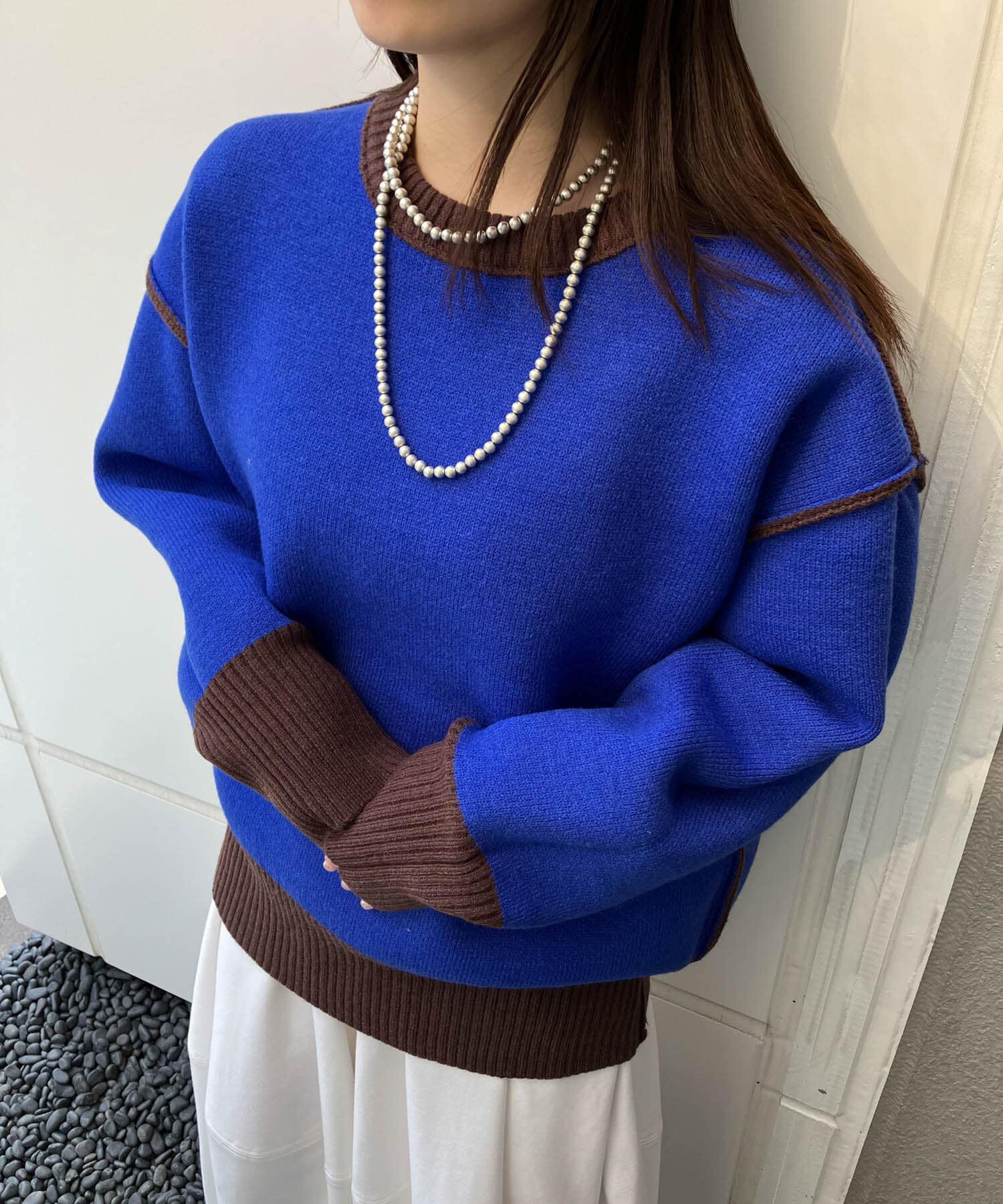  「SACHIPOWDERリバーシブルニット」|ニット・セーター|