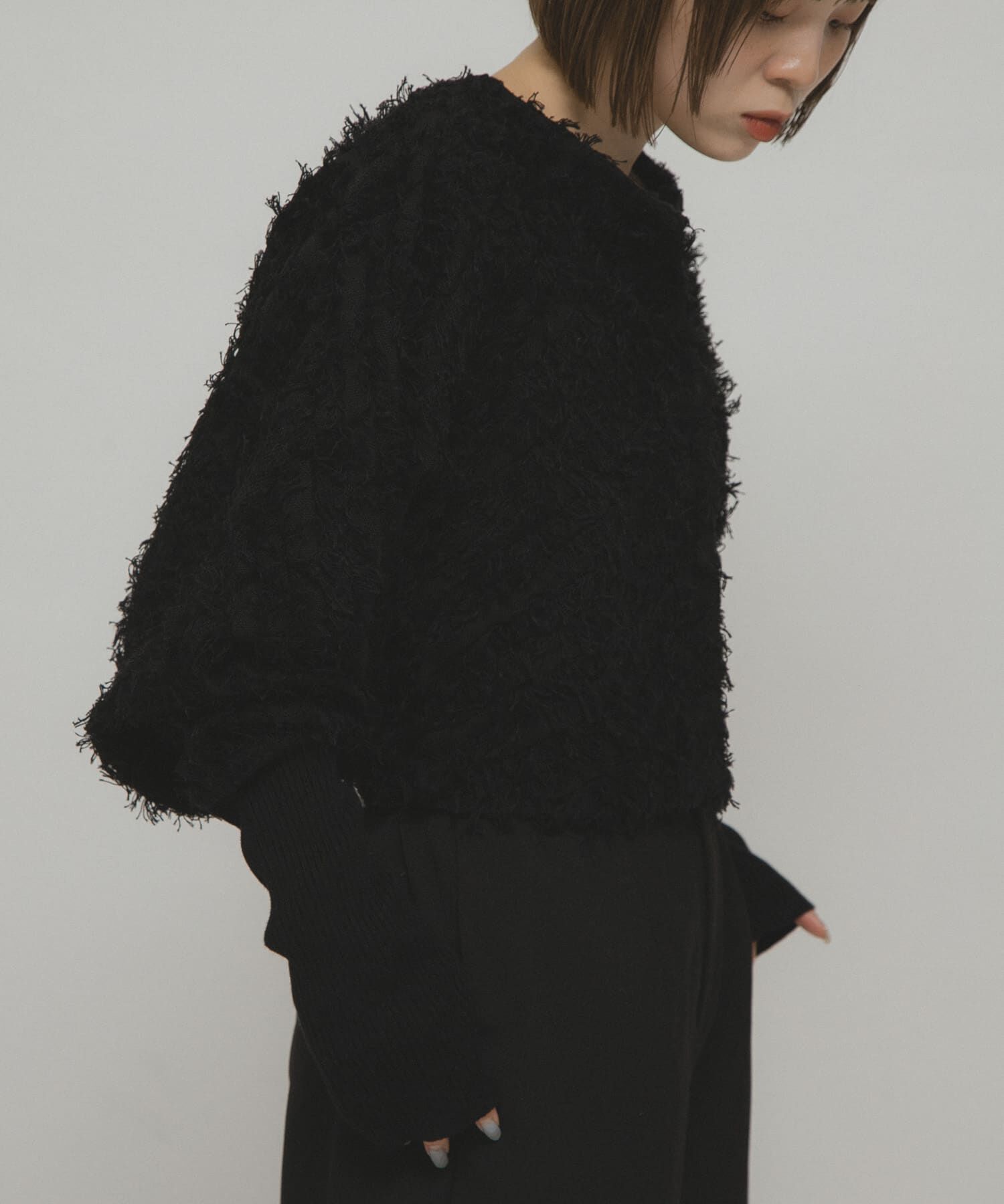  「2WAYフリンジカーディガン」|カーディガン|