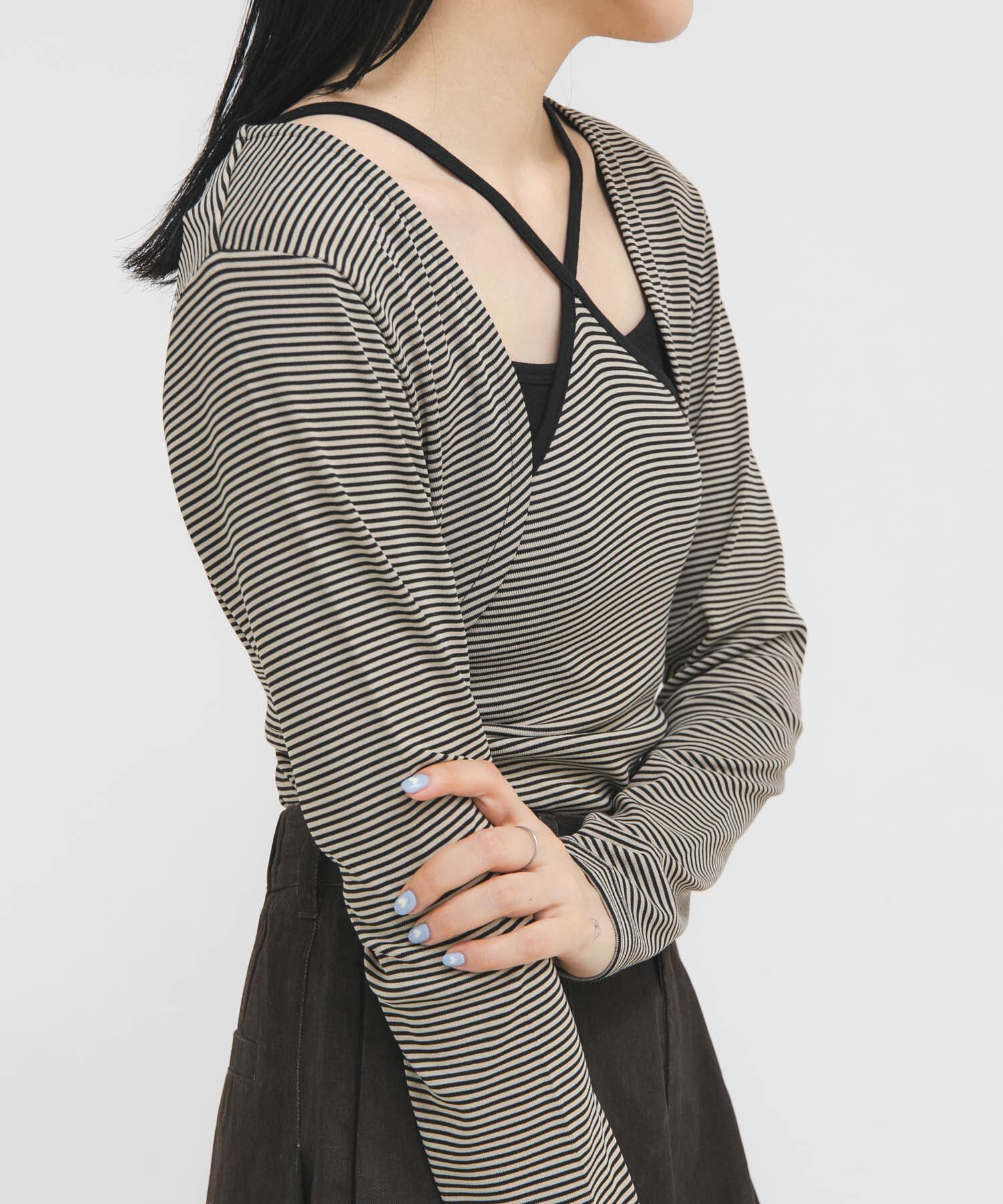  「ボレロSETデザイントップス」|キャミソール|ベージュ系その他