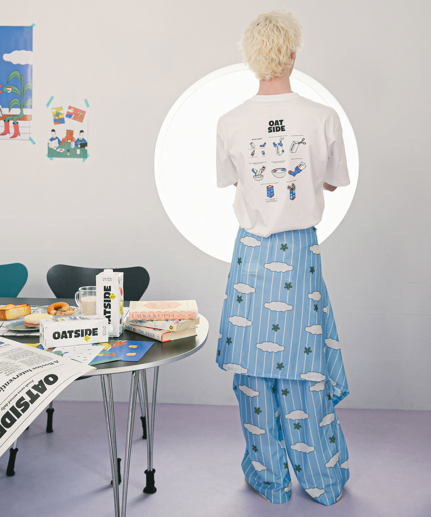 SENSE OF PLACE by URBAN RESEARCH「『別注』OATSIDE&times;SENSE OF PLACE　グラフィックショートスリーブ Tシャツ A」|Tシャツ・カットソー|