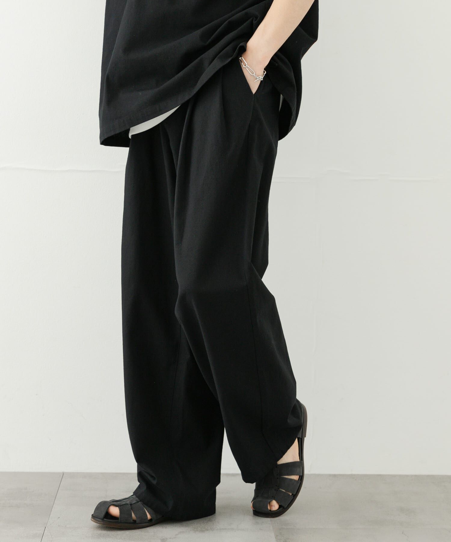 SENSE OF PLACE by URBAN RESEARCH「ドライタッチワイドパンツ」|その他|