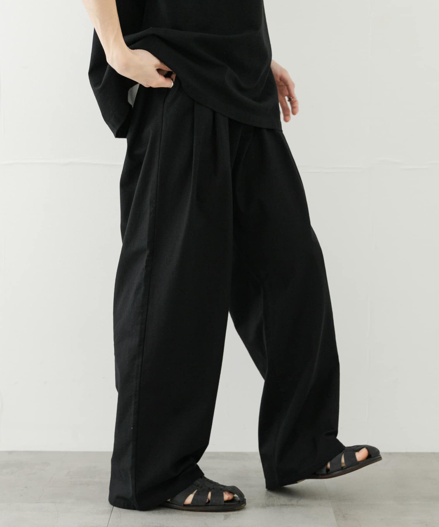 SENSE OF PLACE by URBAN RESEARCH「ドライタッチワイドパンツ」|その他|