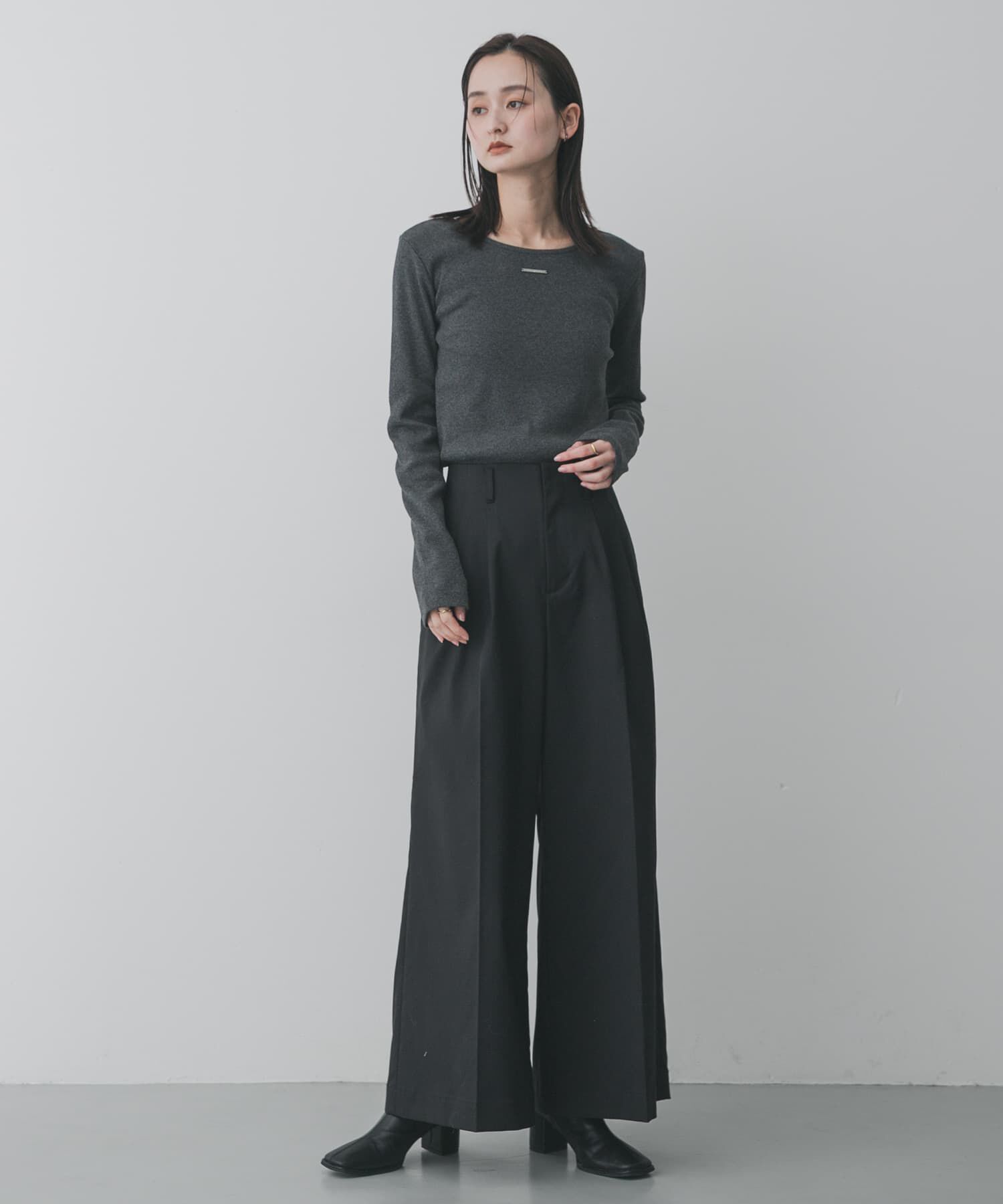 SENSE OF PLACE by URBAN RESEARCH「プレートツキバレエネックトップ」|Tシャツ・カットソー|