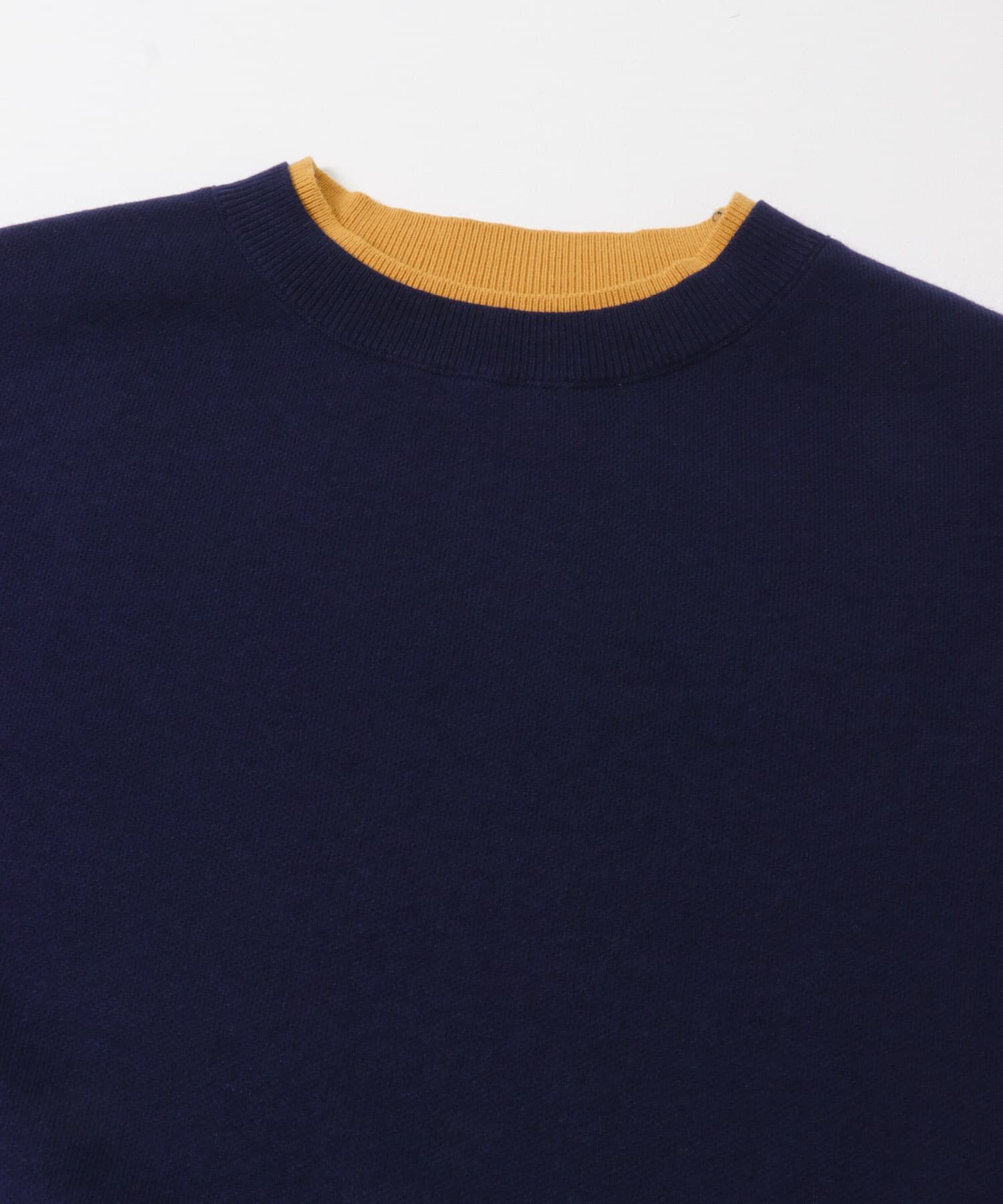 SENSE OF PLACE by URBAN RESEARCH「『洗濯可』バイカラーレイヤードセーター」|ニット・セーター|