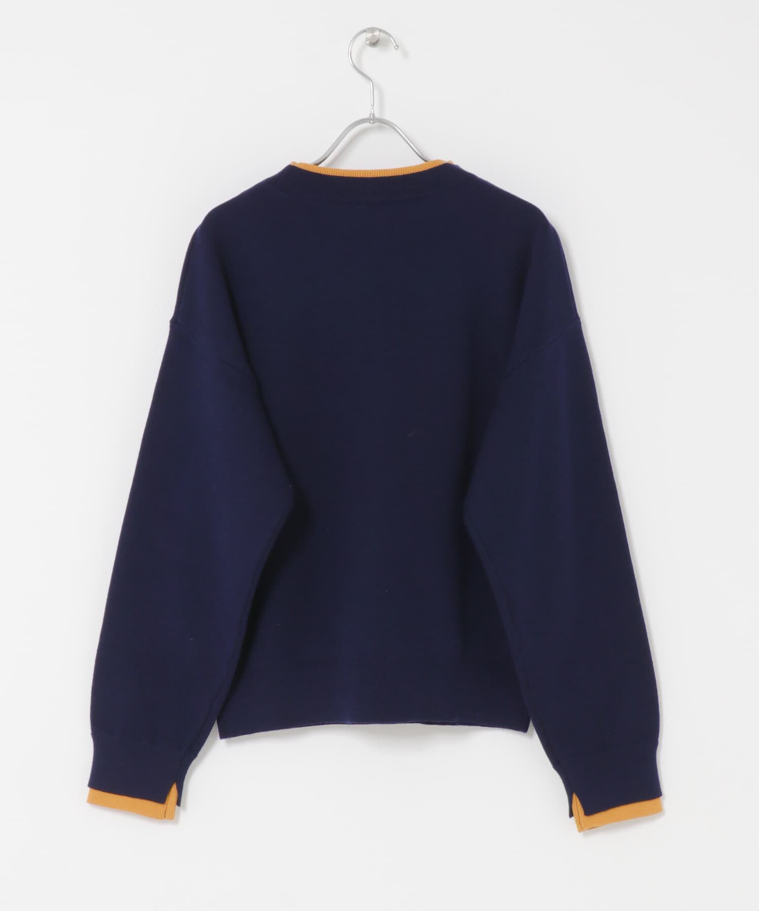 SENSE OF PLACE by URBAN RESEARCH「『洗濯可』バイカラーレイヤードセーター」|ニット・セーター|