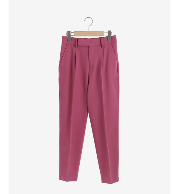 le.coeur blanc「ストレッチテーパードパンツ」|スラックス|