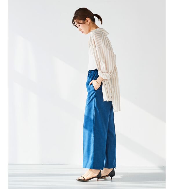 le.coeur blanc「《手洗い可能》タンブラーブッチャーイージーパンツ」|その他|