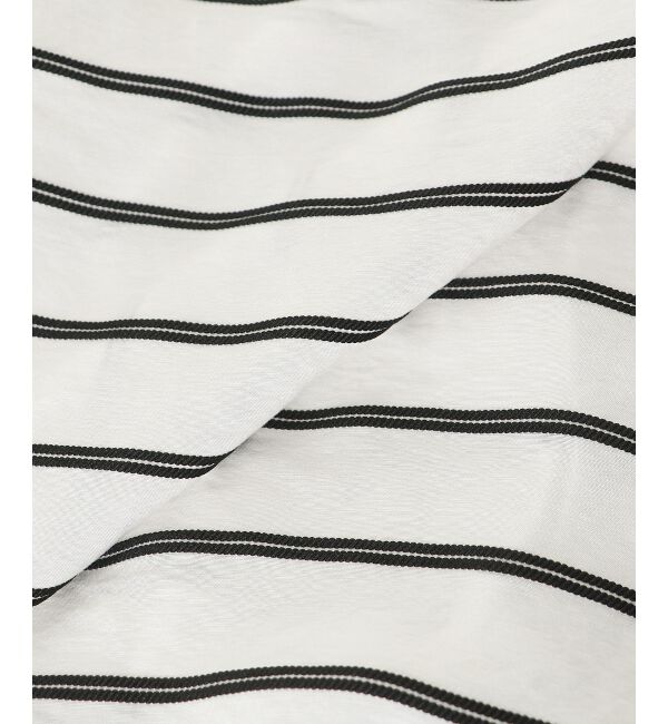  「《着映えアイテム！》ドビーボーダータックショルダーブラウス」|シャツ・ブラウス|