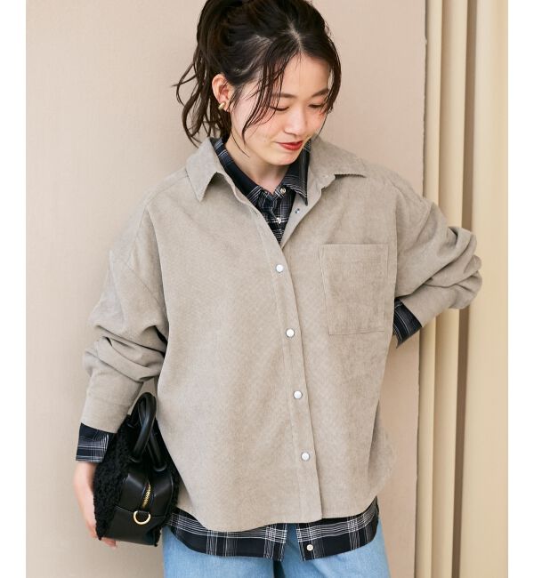  「コーデュロイタックシャツ」|シャツ・ブラウス|